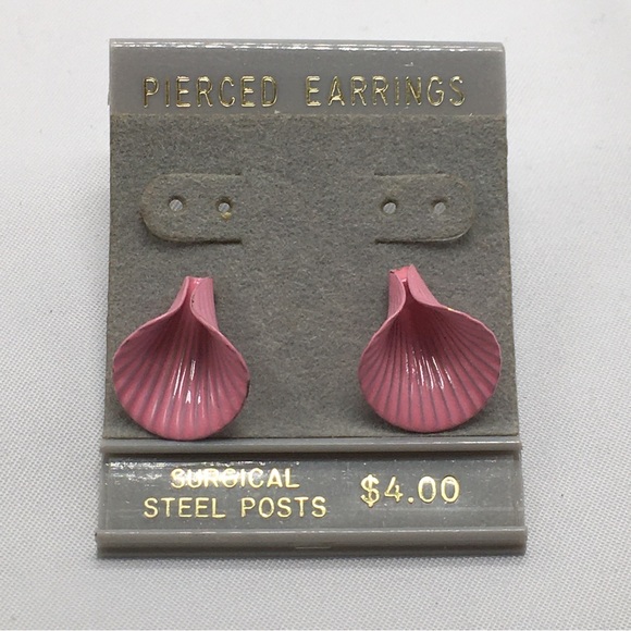 5 Pairs Vintage Earrings, Assorted Styles, Studs, New On Cards - Picture 4 of 12